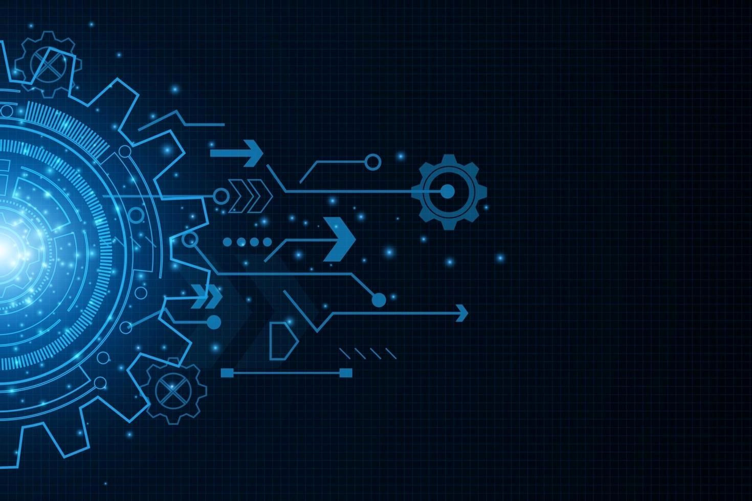 Free Futuristic Tech Background: Digital Engineering and Cutting-Edge Tech Concepts