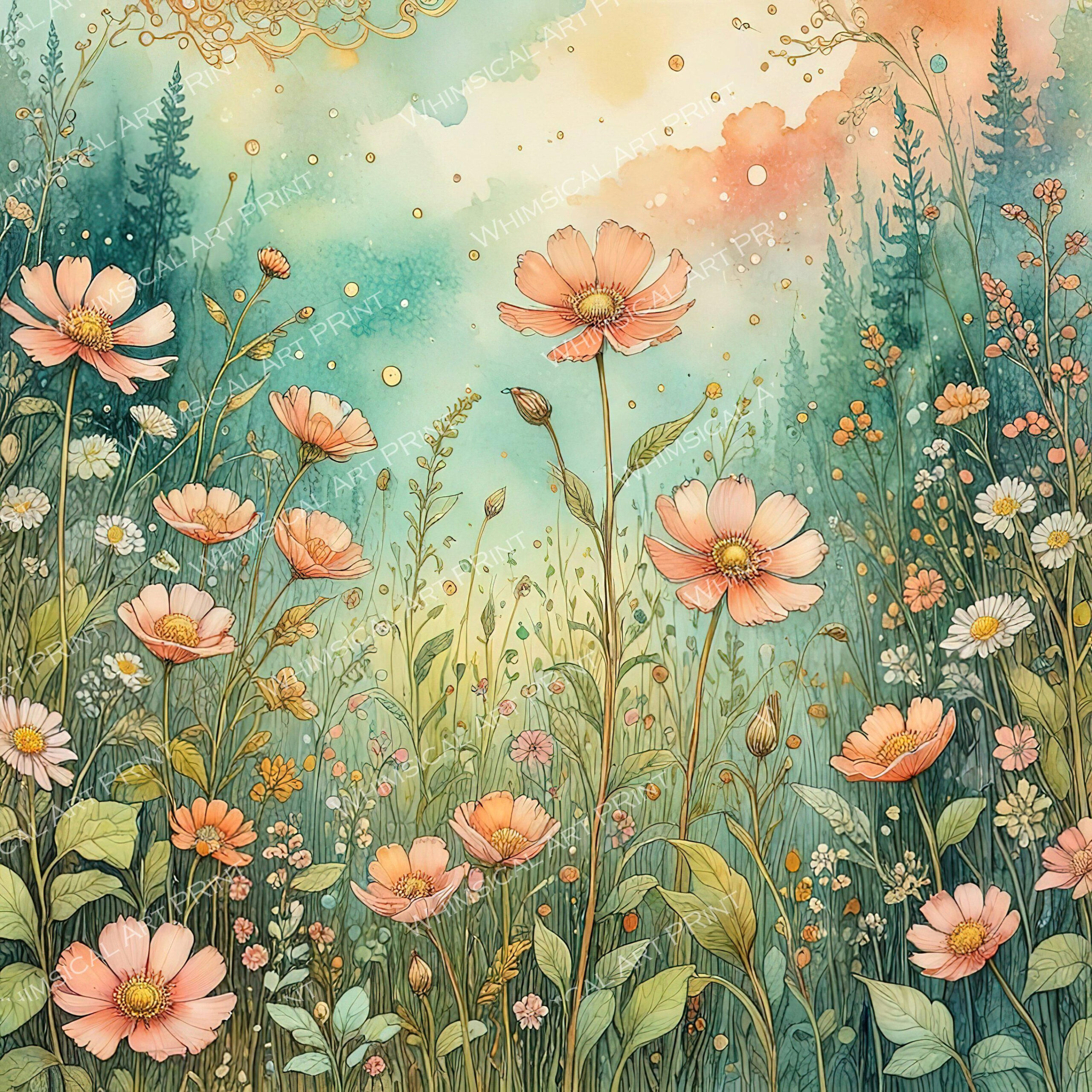 Whimsical Wildflower Prints for Magical Crafts