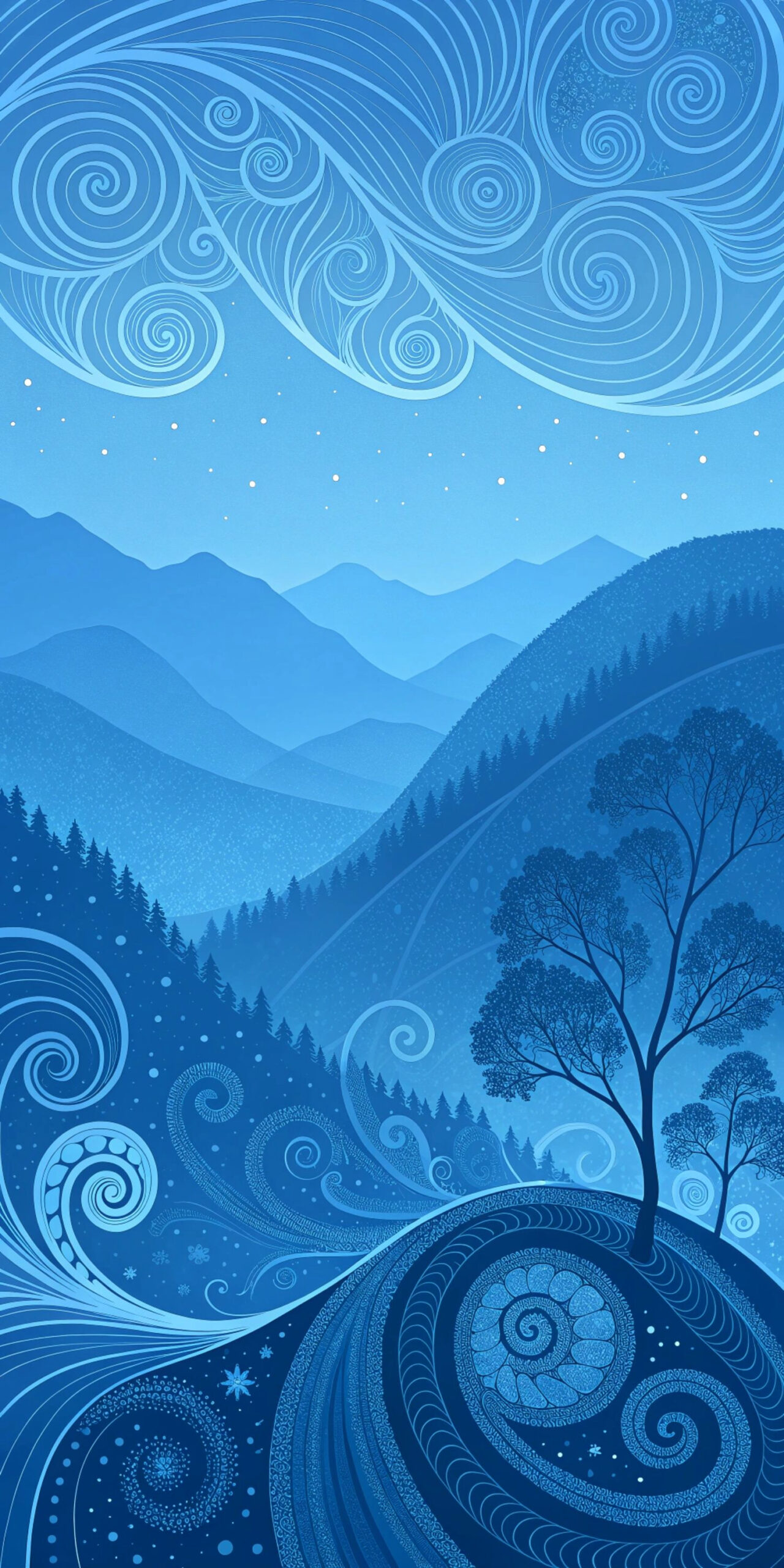 Stunning Blue Ombre Backgrounds