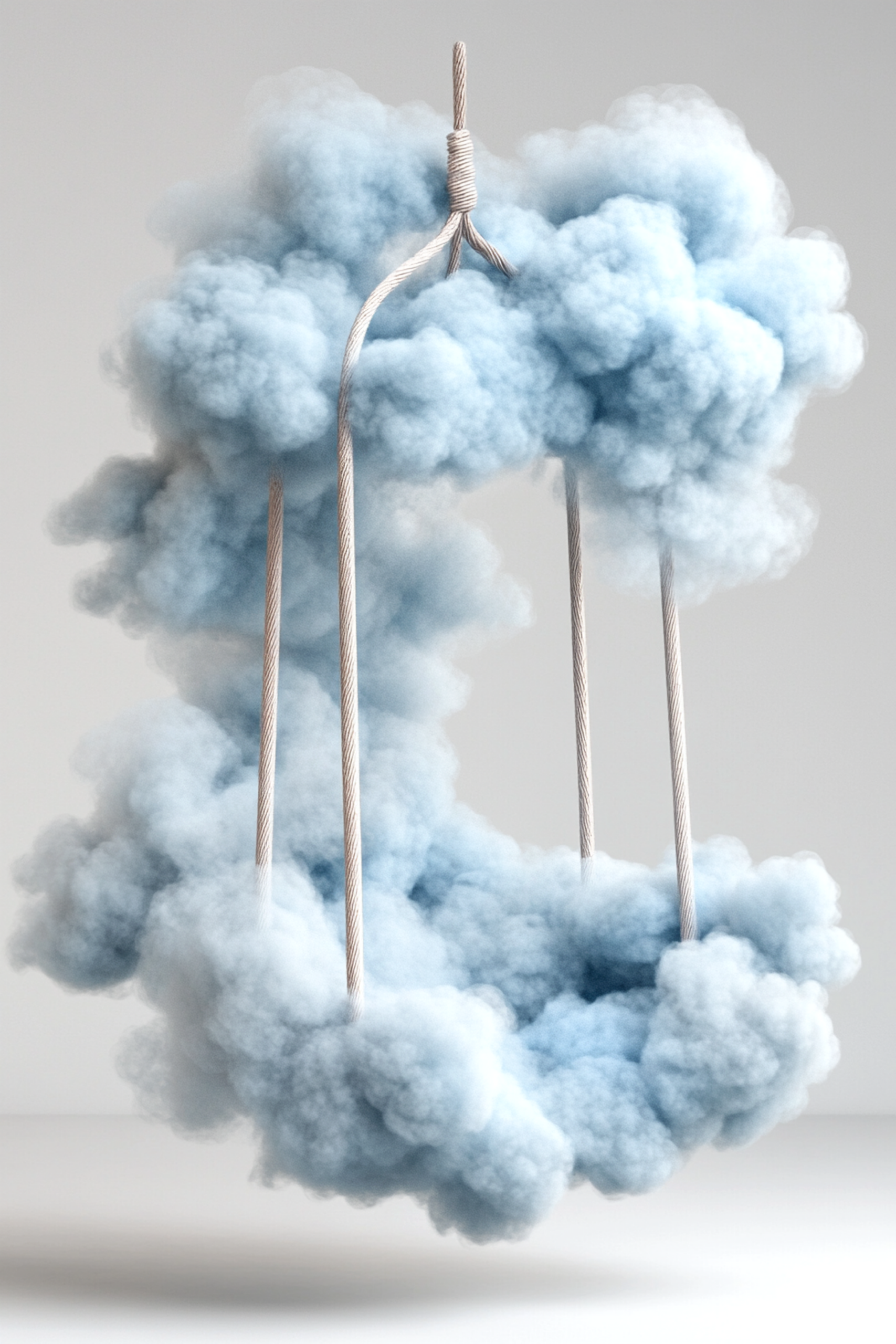 Swing into Cute Baby Photos with a Magical Blue Cloud Backdrop