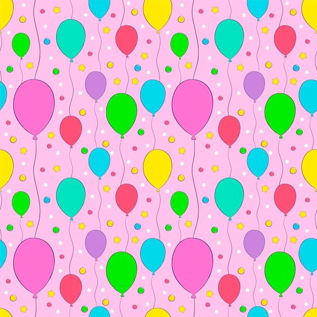 Balloons Galore: Endless Festive Background
