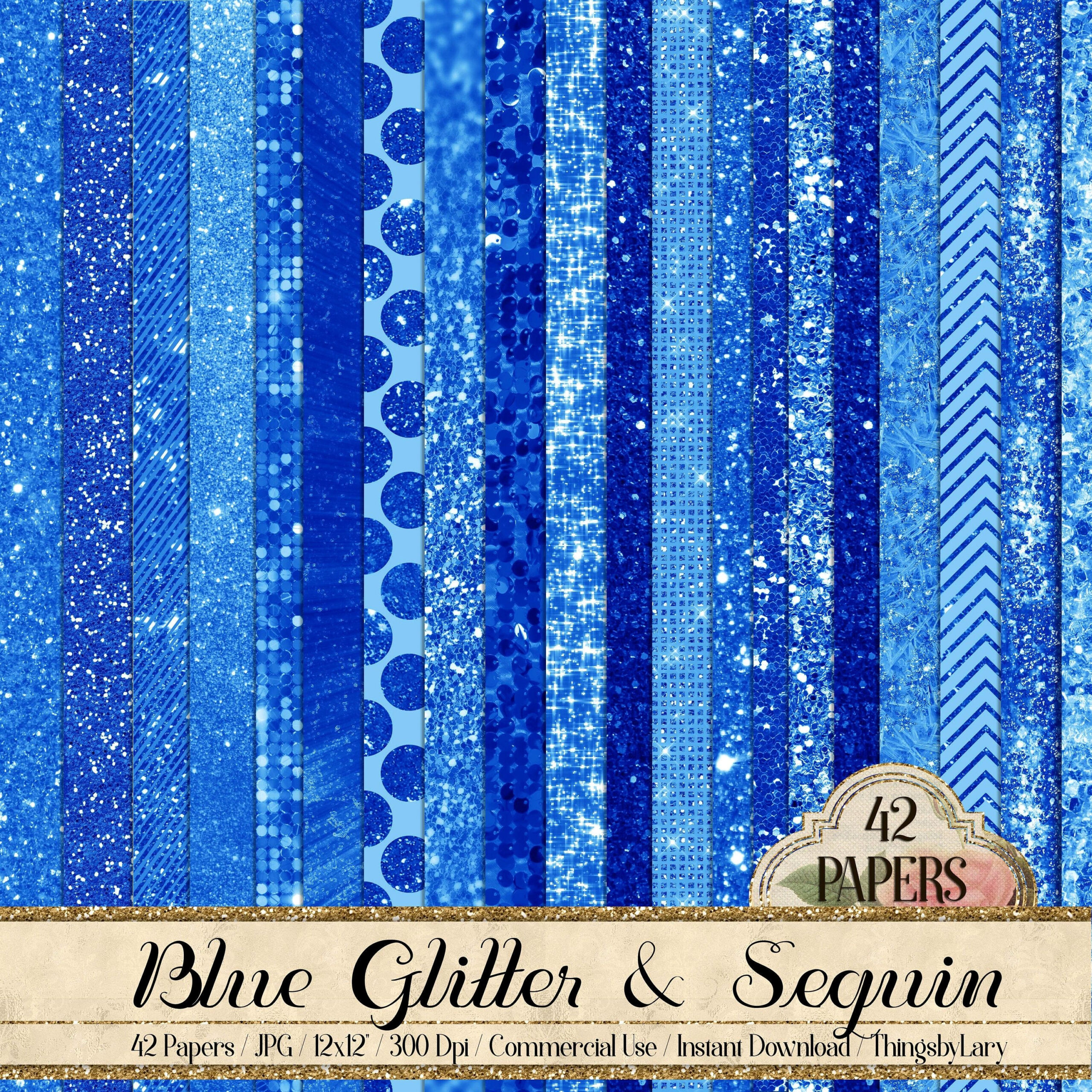Glittering Sequin Digital Papers — Instant Download