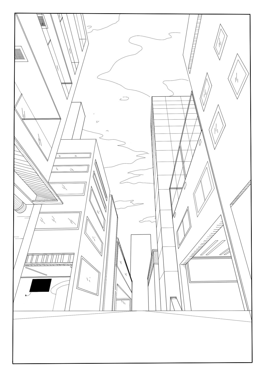 2-Point Perspective Digital Drawing Tips