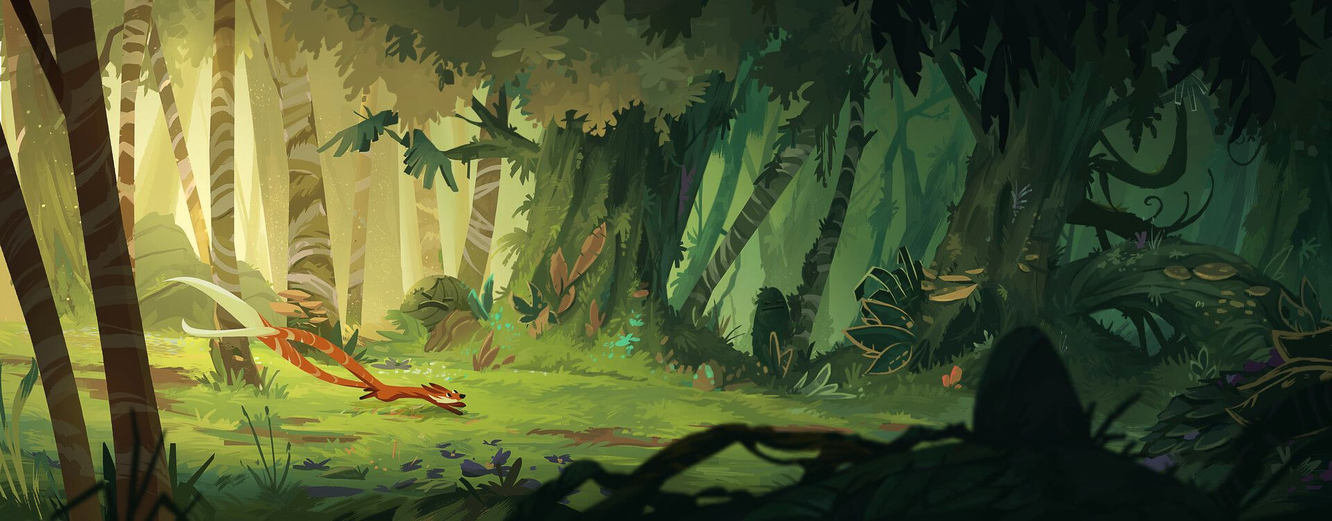 Immerse in a VIBRANT Forest Oasis