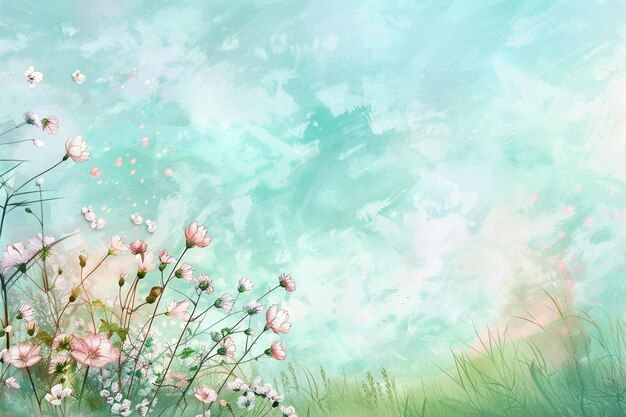 Lush Watercolor Backgrounds for Cozy Gaming Landscapes
