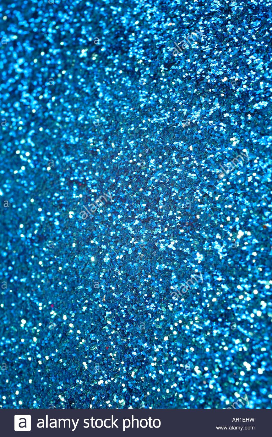 Shine with a Vibrant Blue Glitter Background