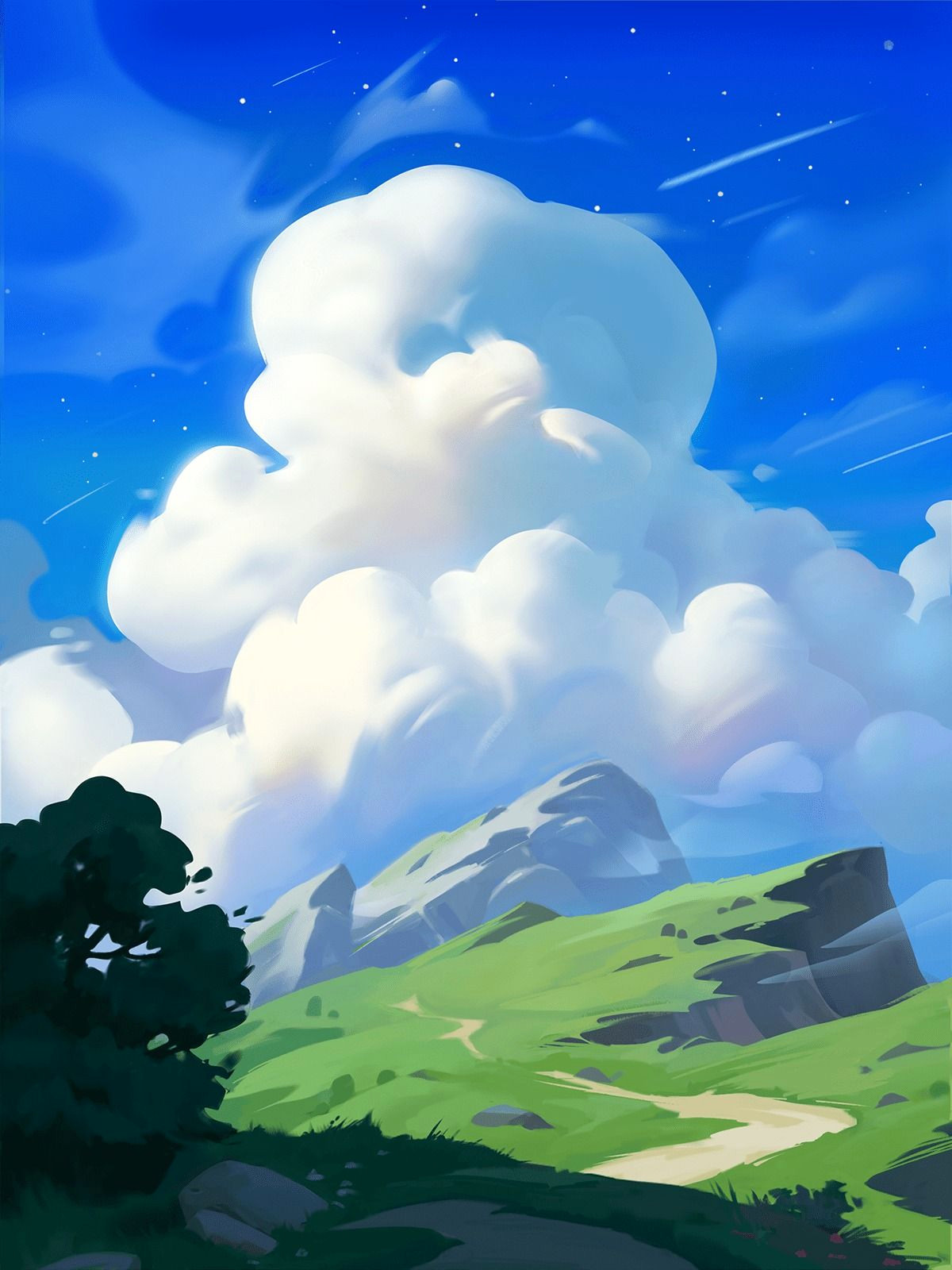 Sweeping Skies: Ethereal Landscapes