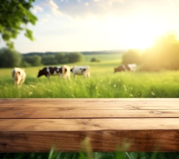 Soothing Cow Scene: AI-Generated Art Bliss