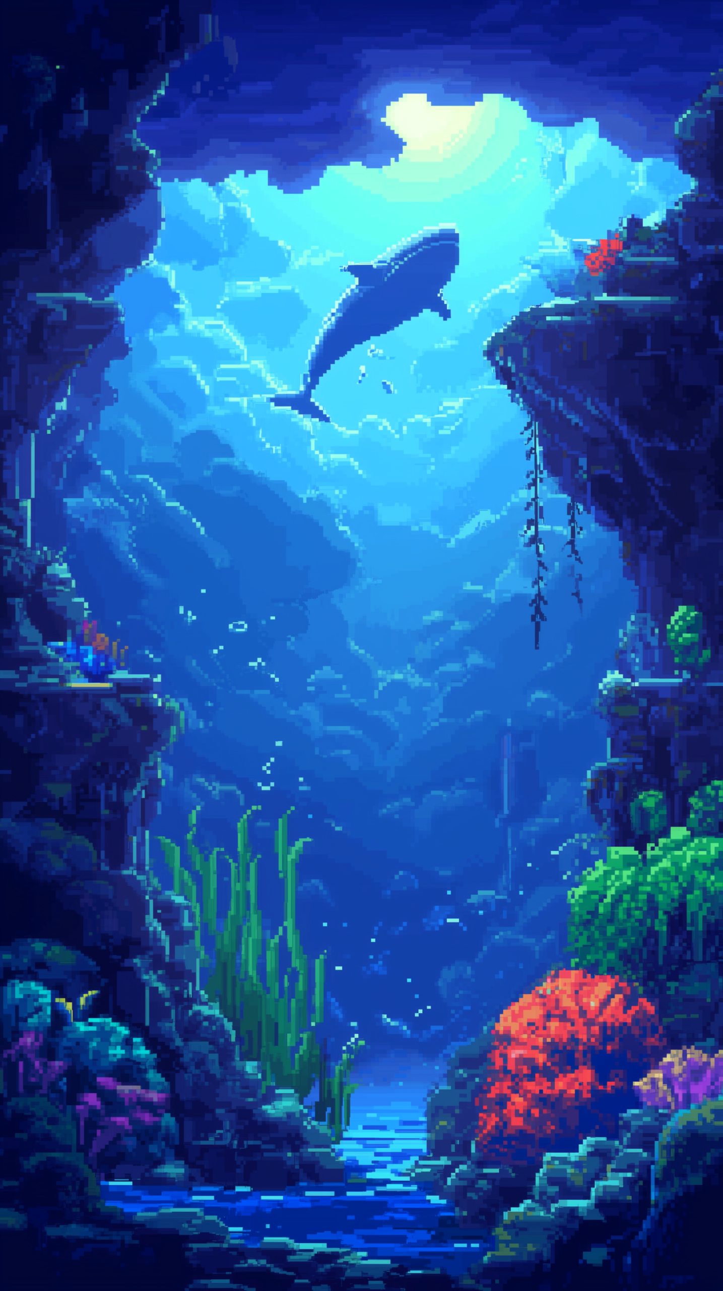Vibrant Pixel Art Landscapes