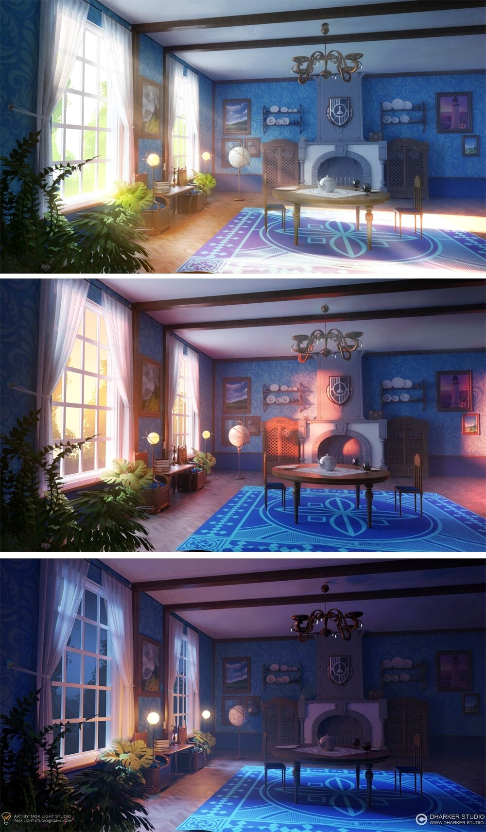 Epic Fantasy Backgrounds for Novel Illustrations