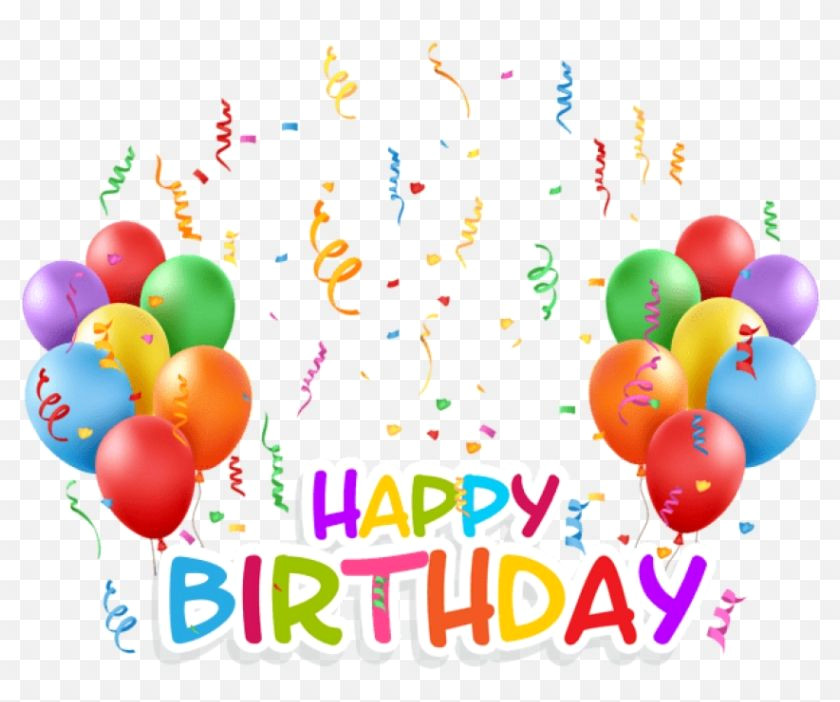 Colorful Birthday Balloons Background