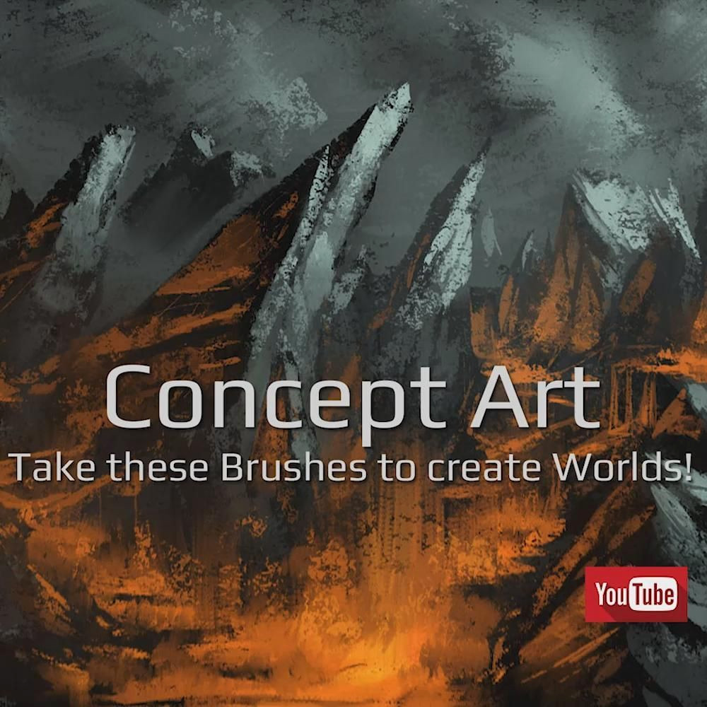 Master Concept Art with These Essential Painting Brushes.