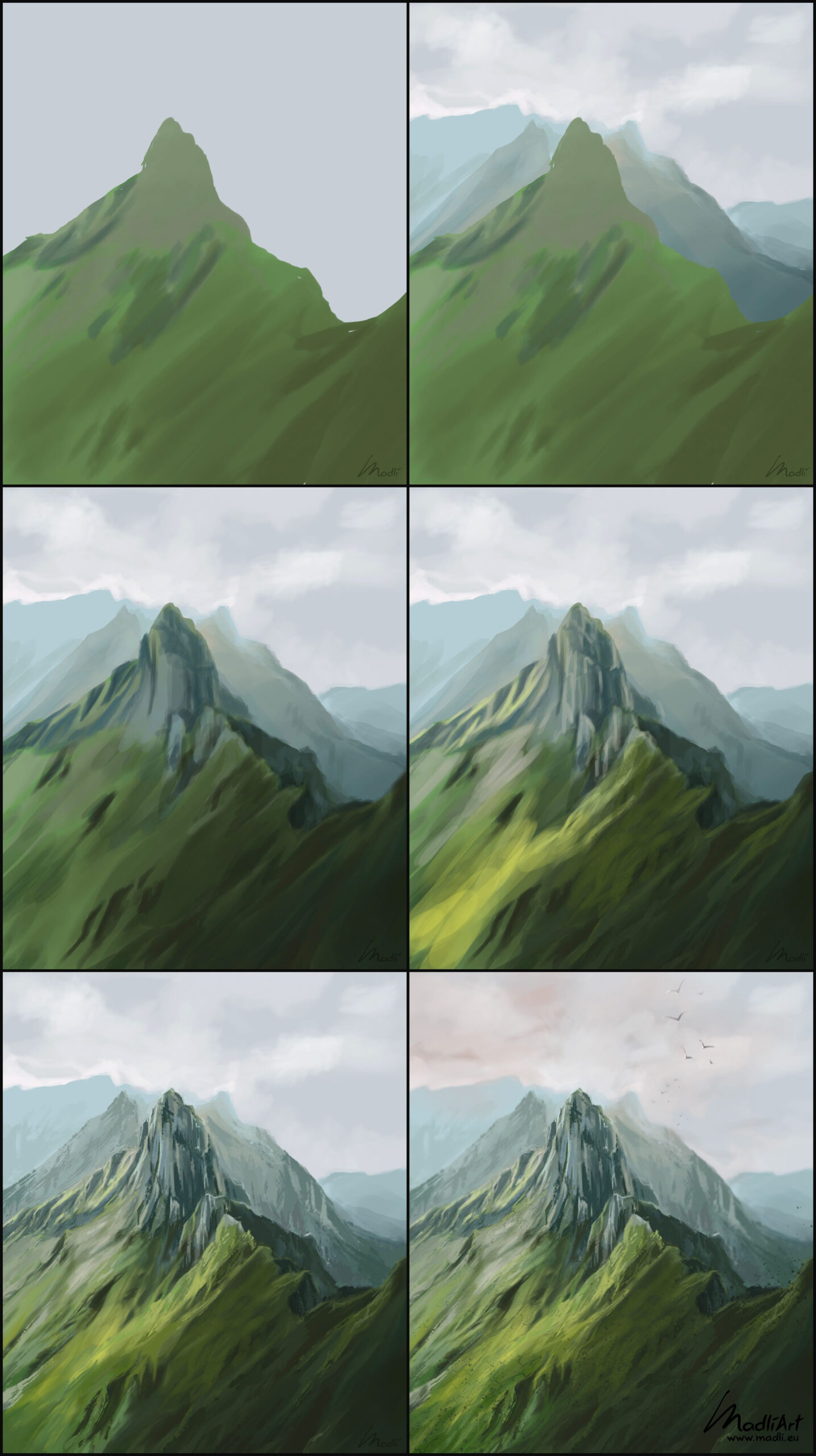 Brighten Up Your Art: Expert Digital Landscape Painting