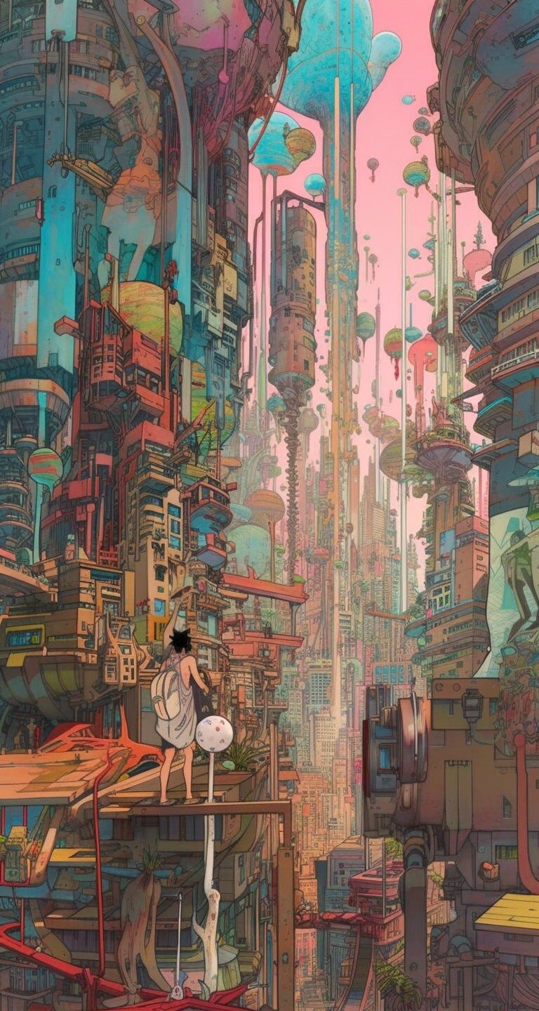 Vibrant City of Tomorrow: Stunning Digital Art