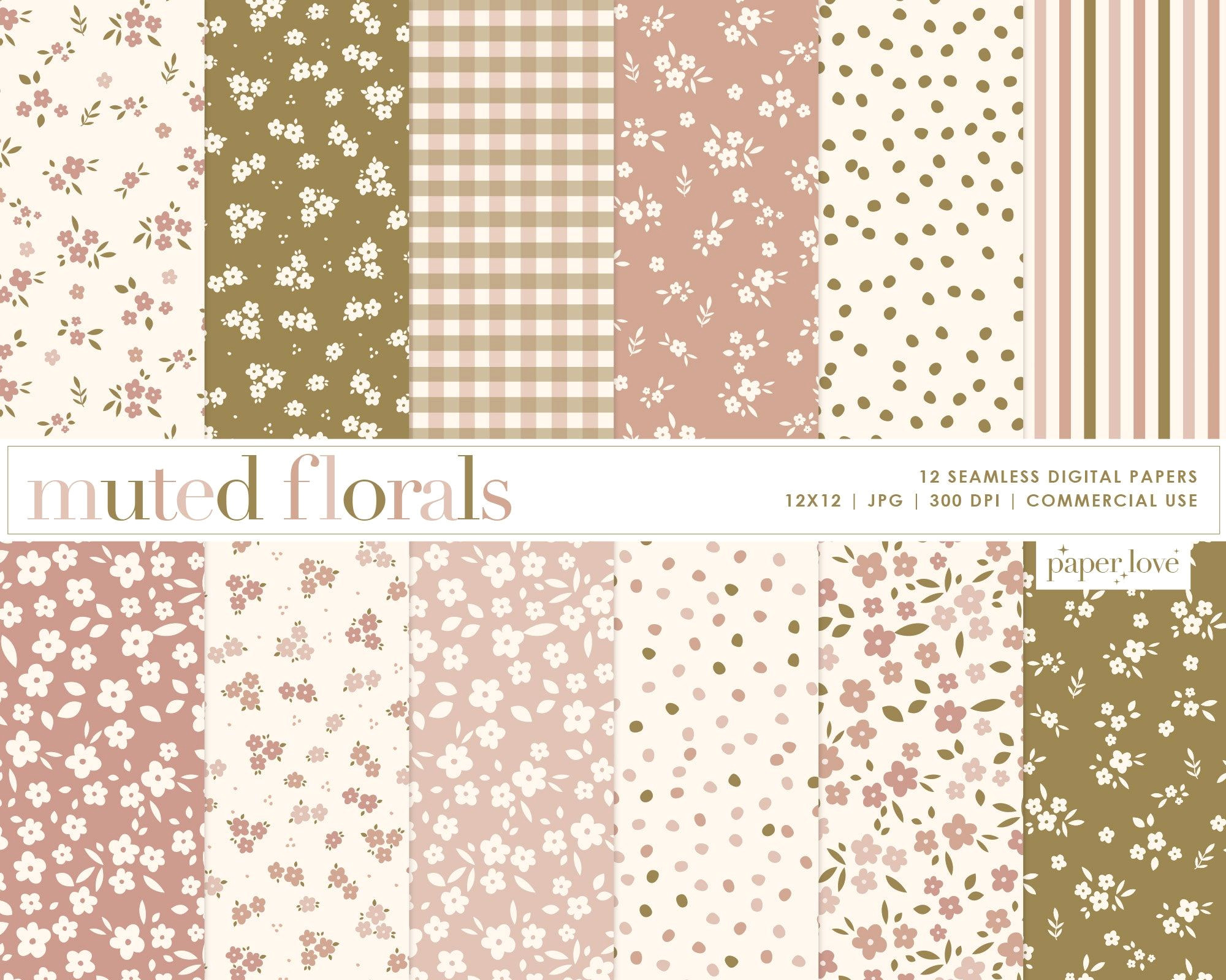 Cozy Autumn Blooms: 100% Free Printable Digital Flower Backgrounds