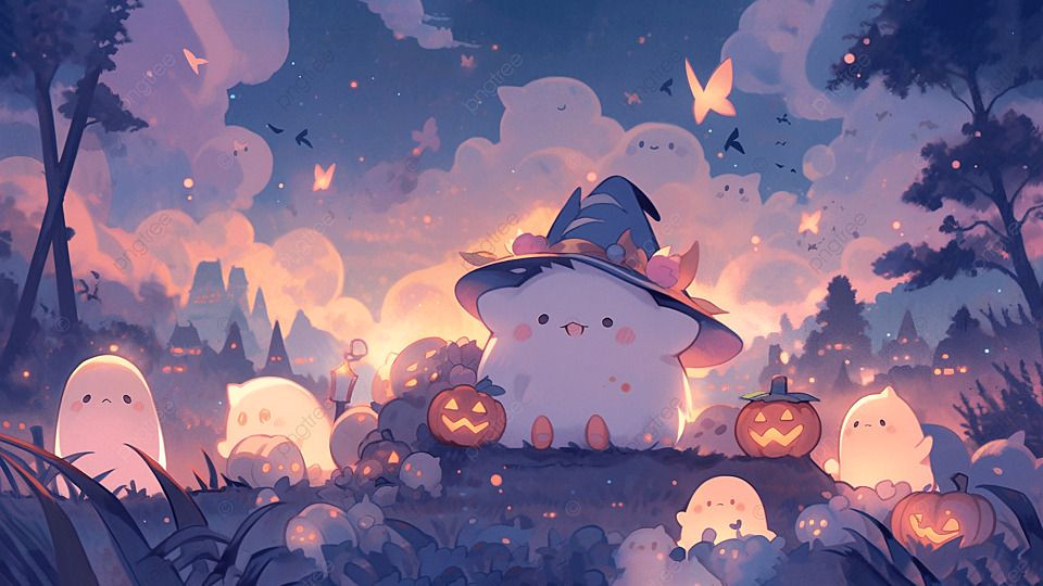 Free Cute Halloween Pumpkin Wallpapers