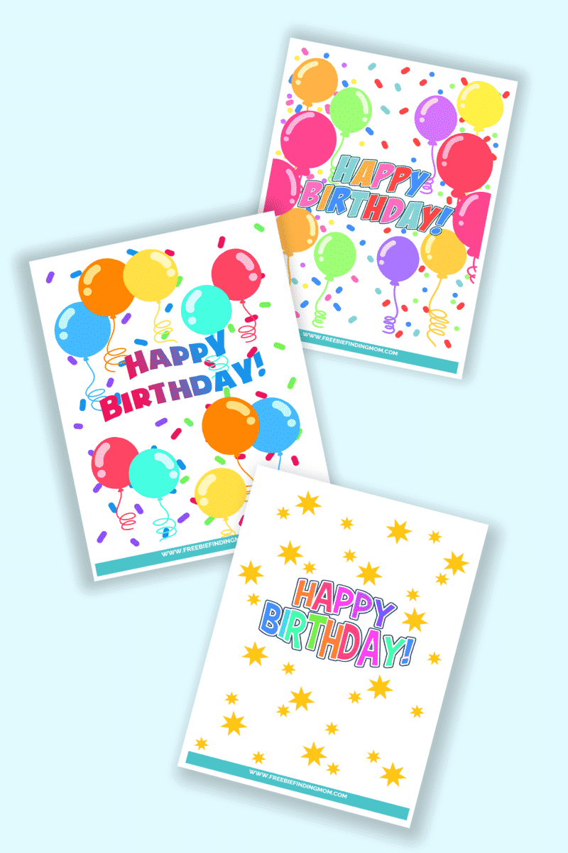 Happy Birthday Signs to Print for Free