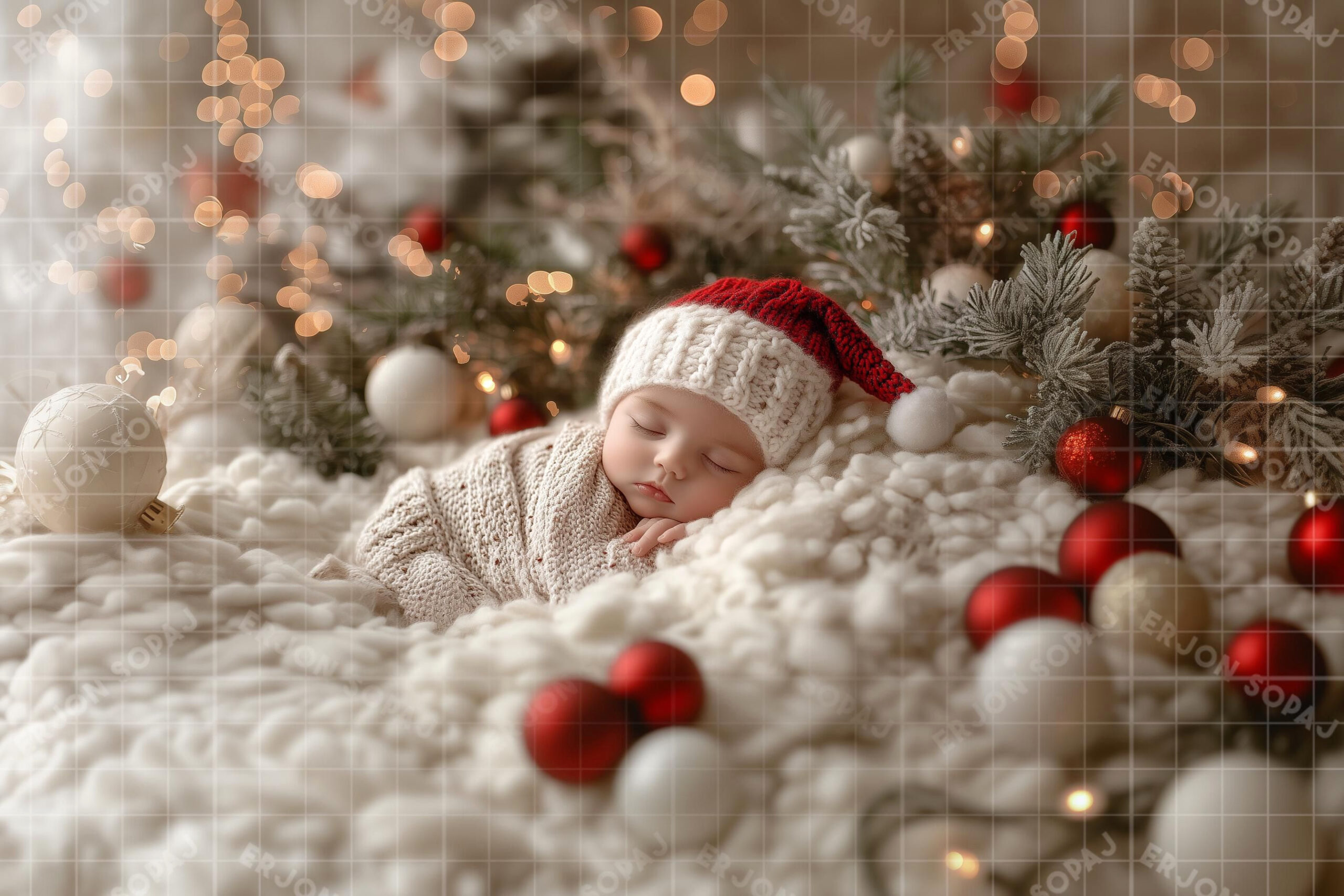 Cozy Christmas Magic for Newborn Photos