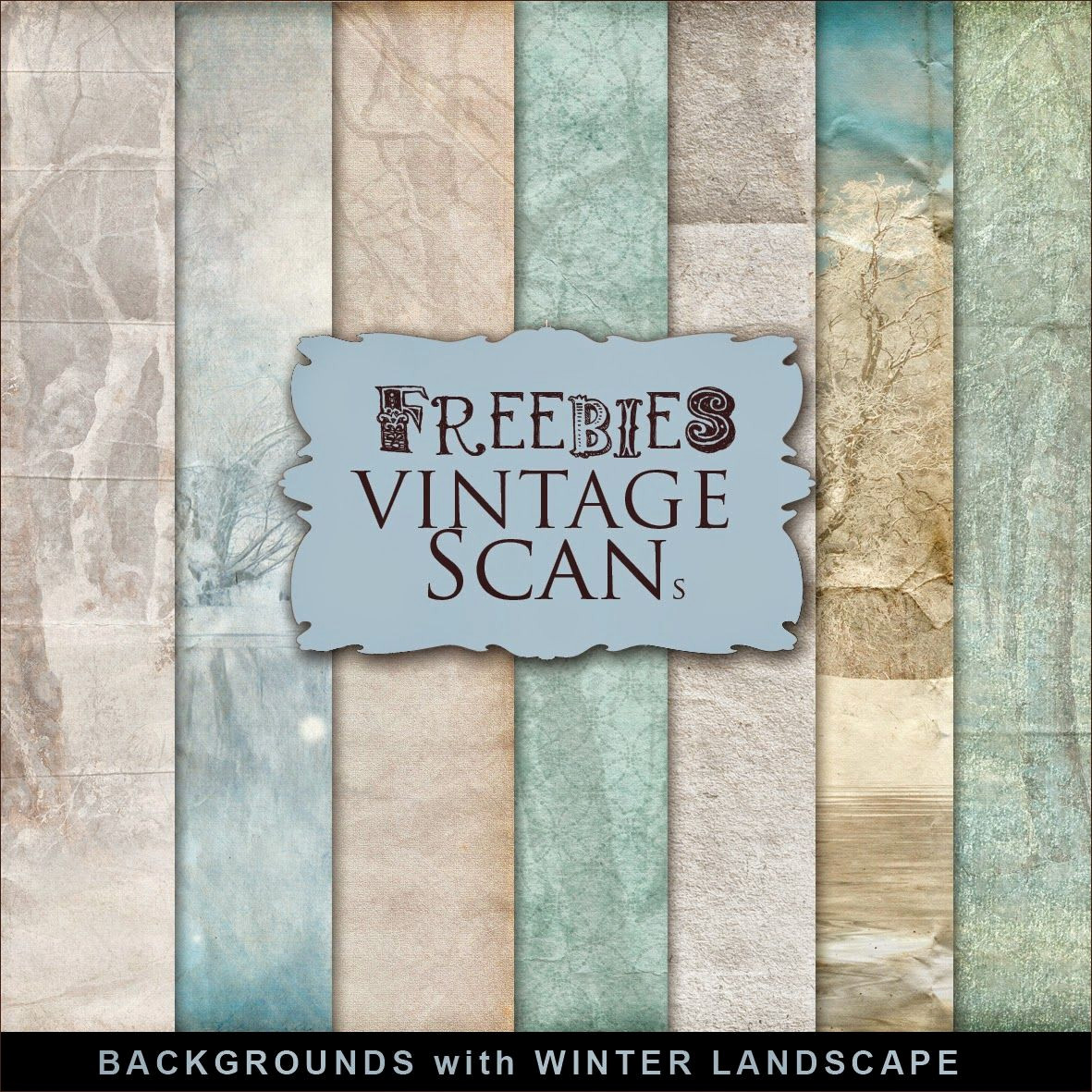 Winter Landscape Backgrounds Freebies