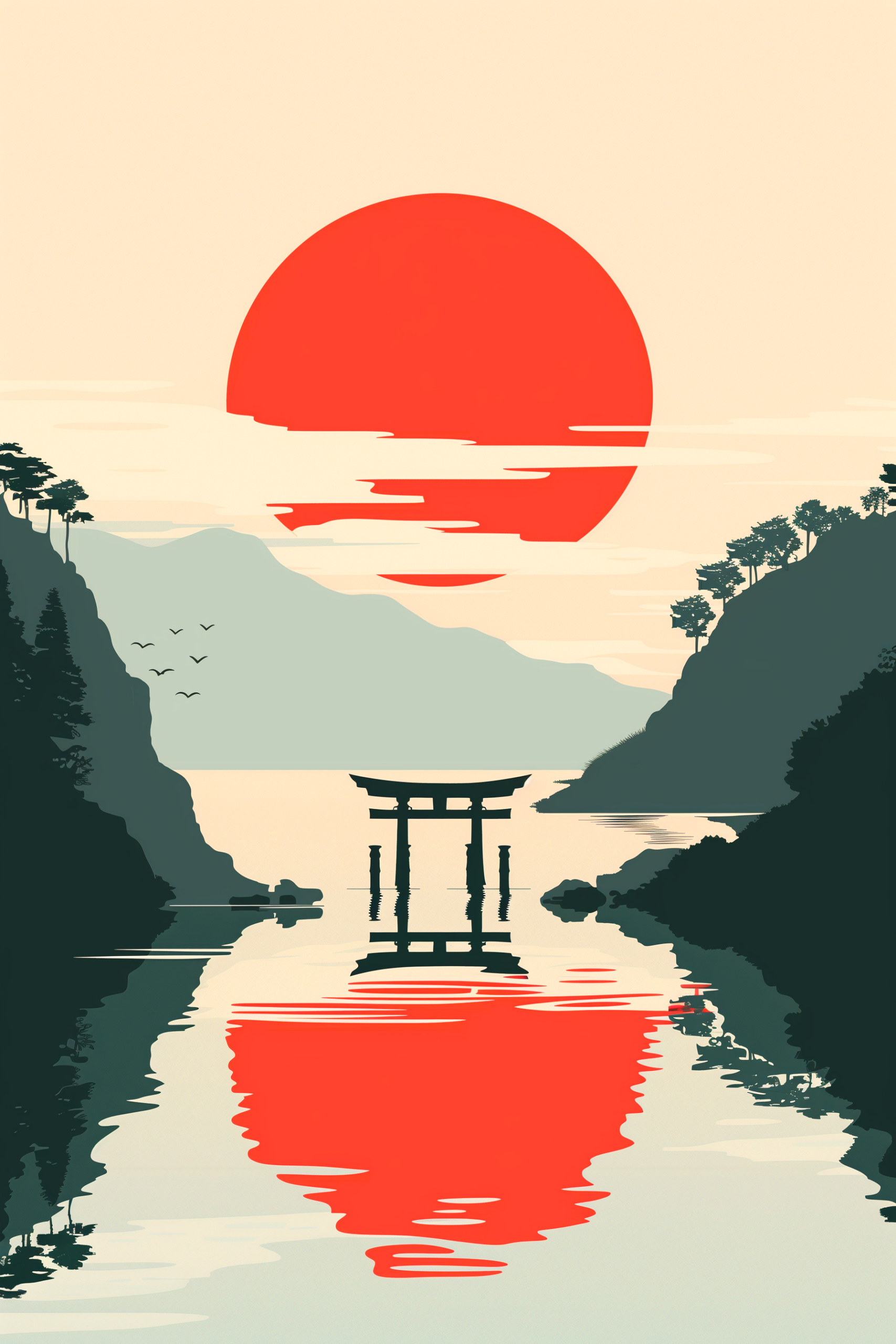 Serenity in Japanese Landscapes