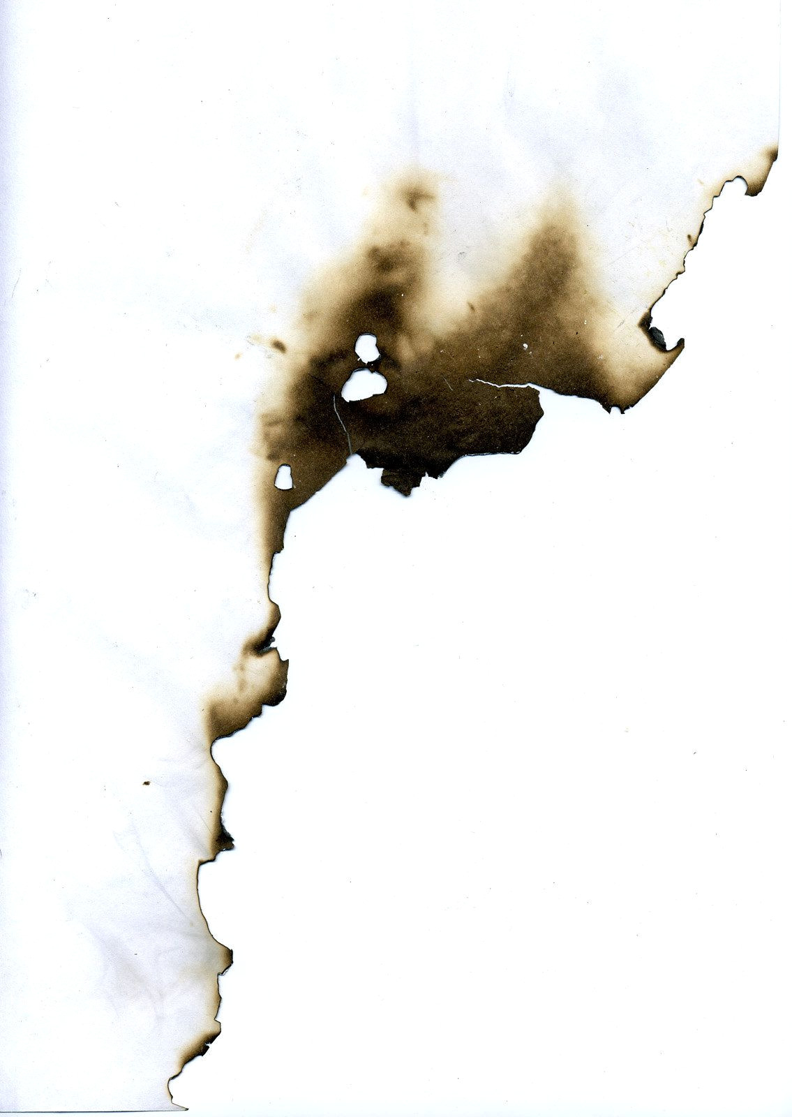 Dramatic Burnt Paper Texture