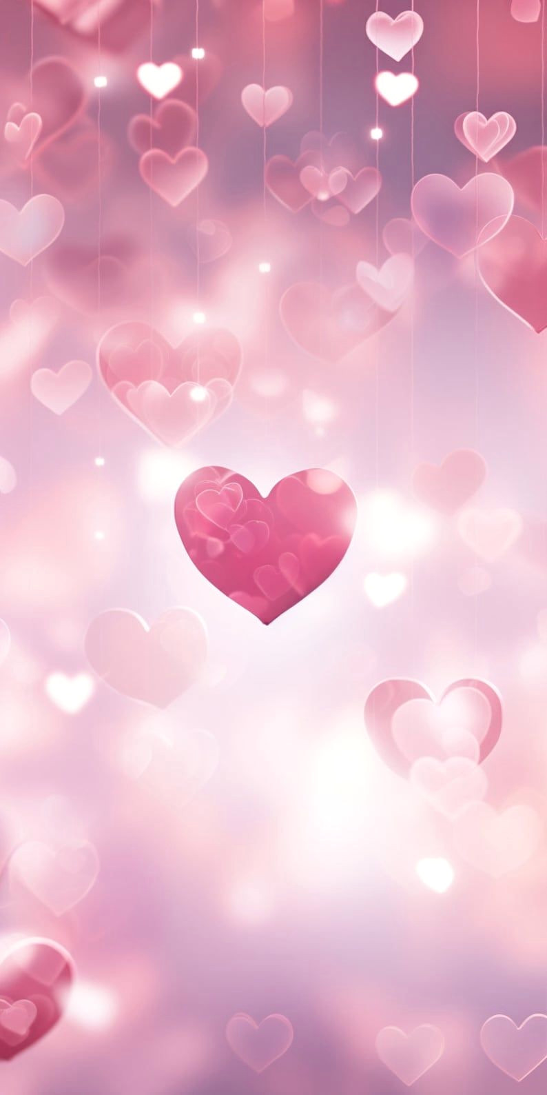 Vibrant Valentine Print Collection — Pink Hearts & Love Art