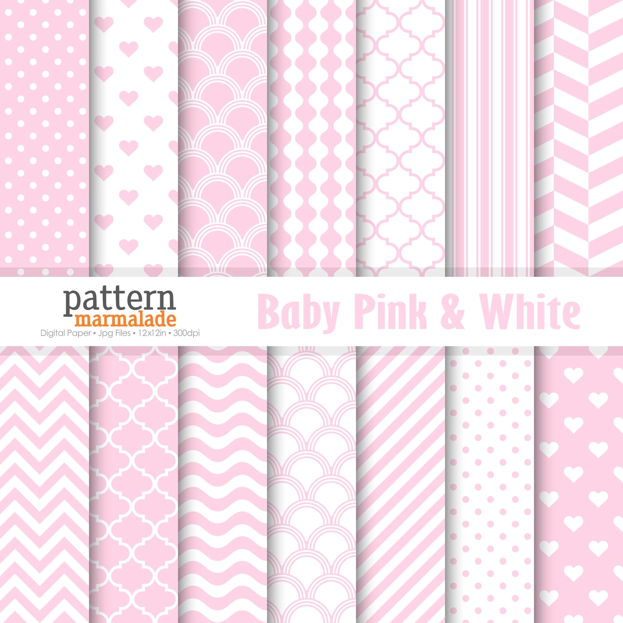 Add Whimsy to Your Projects: 6-In-One Baby Pink Digital Pattern Pack