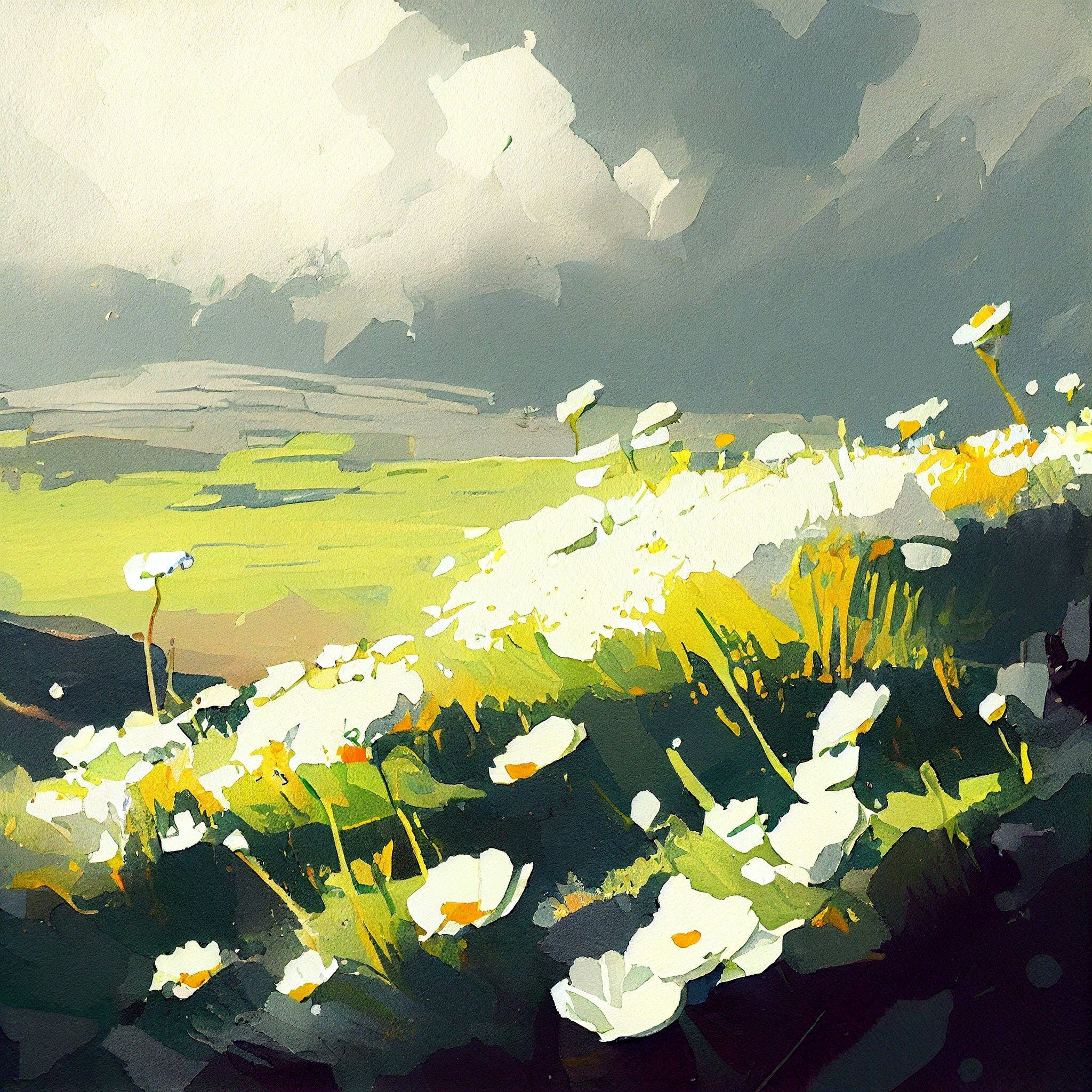 Add Vintage Charm to Your Home with Our Dreamy White Pansy Print