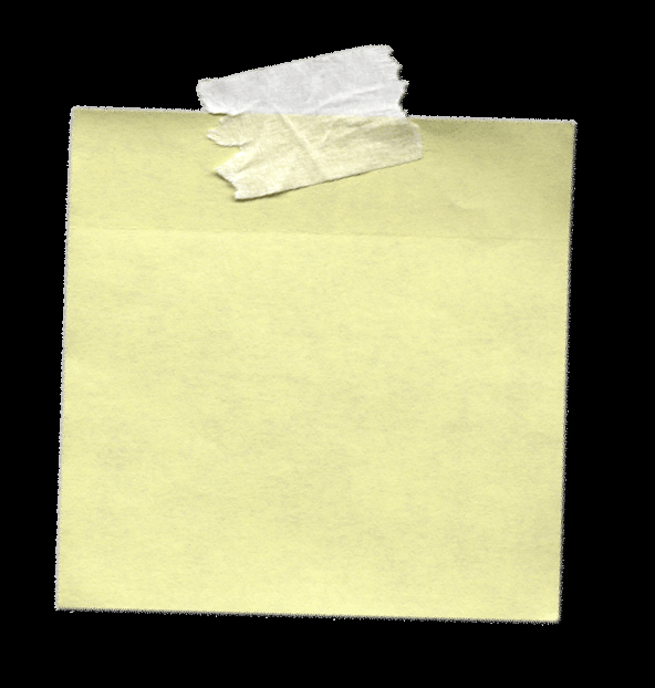 Transparent Stickies & Tape Backgrounds Free PNG Images
