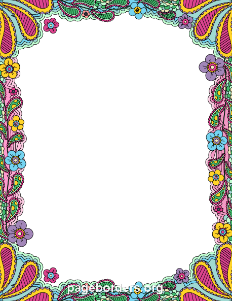 Vibrant Doodle Borders — Instant Clip Art & Vector Graphics