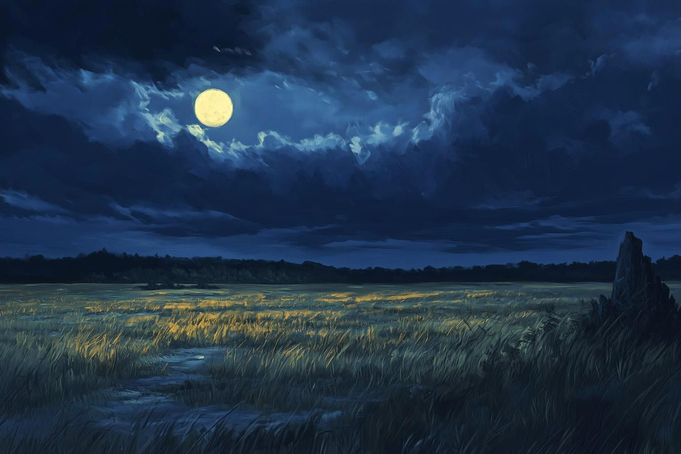 ‘Ethereal Night Sky Canvas: Inspiring Home Decor with a Touch of Van Gogh’