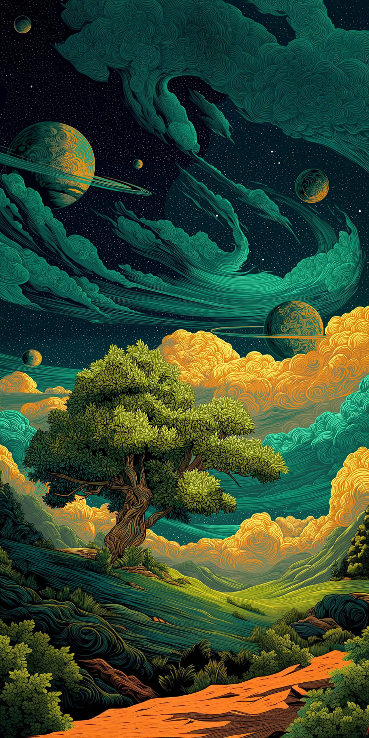 Vibrant Colors Abstract Mobile Wallpapers (4K, Free)