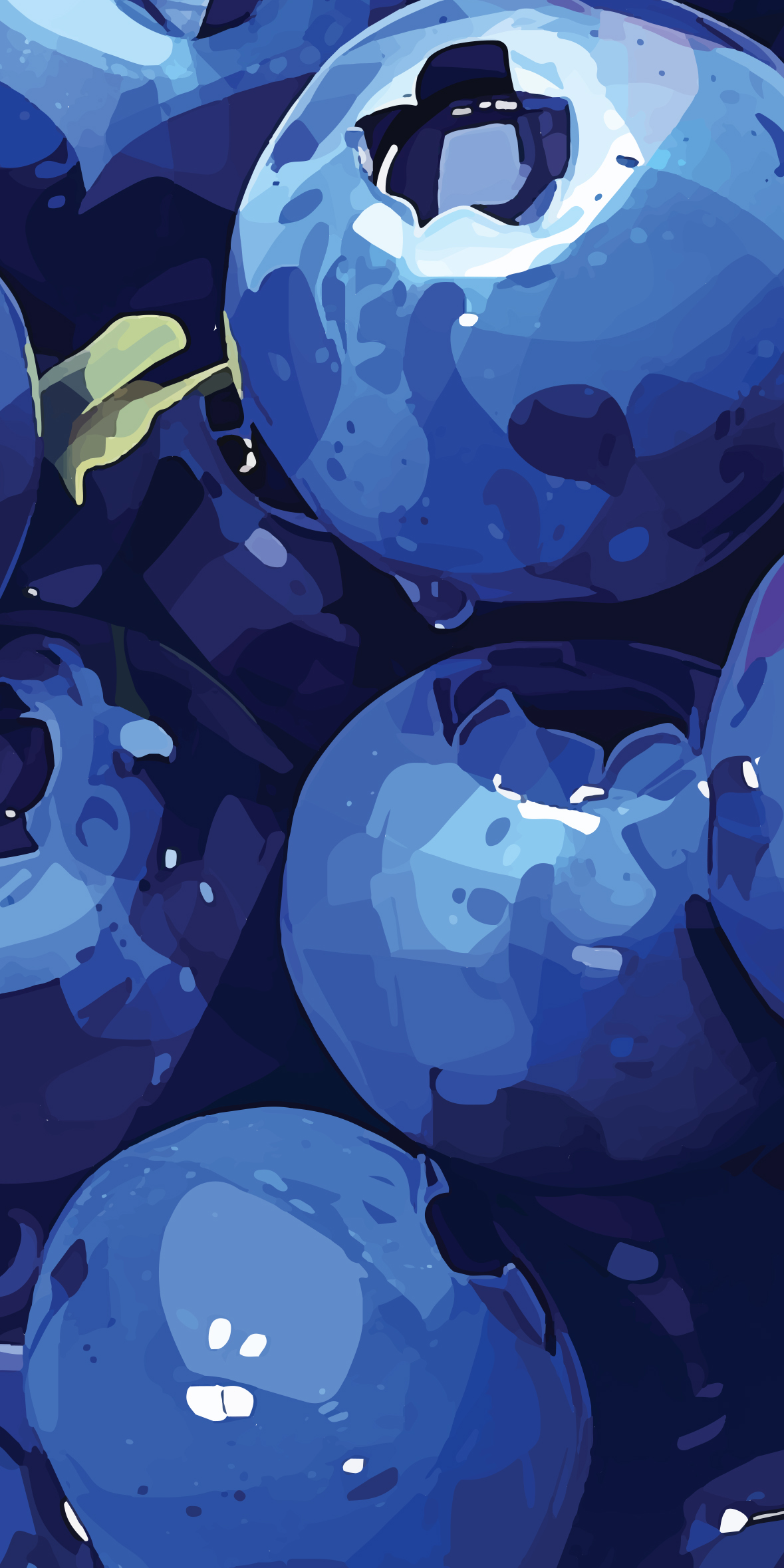 Free Blueberry Wellcream Wallpaper, Perfect for Coffee Lovers