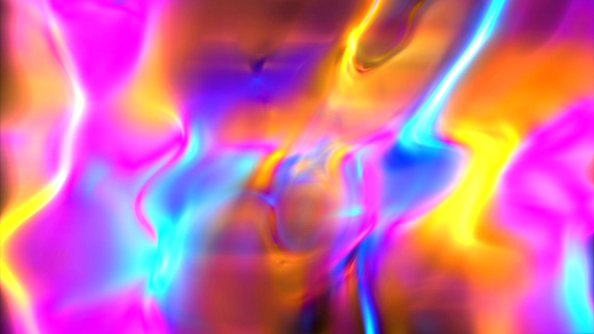 Neon Psychedelic Virtual Backgrounds