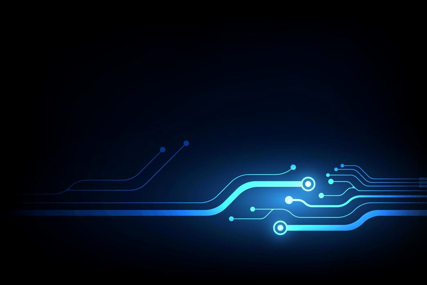 Free Blue Circuit Board Wallpaper for Your Next Project