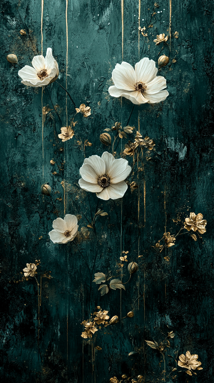 Dark Academia Flower Magic: Vintage Elegance & Mystery