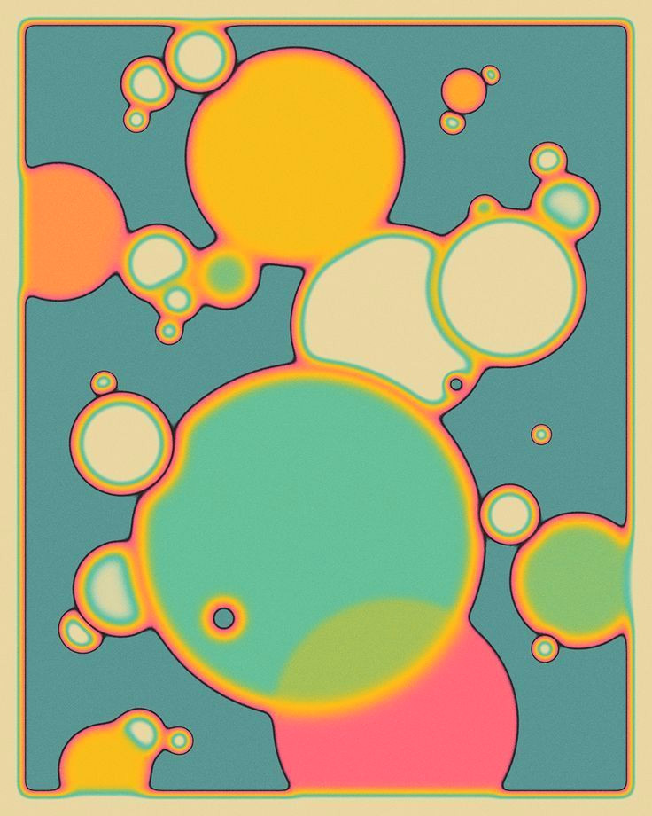 Vibrant Abstract Art Print for a Bold Space