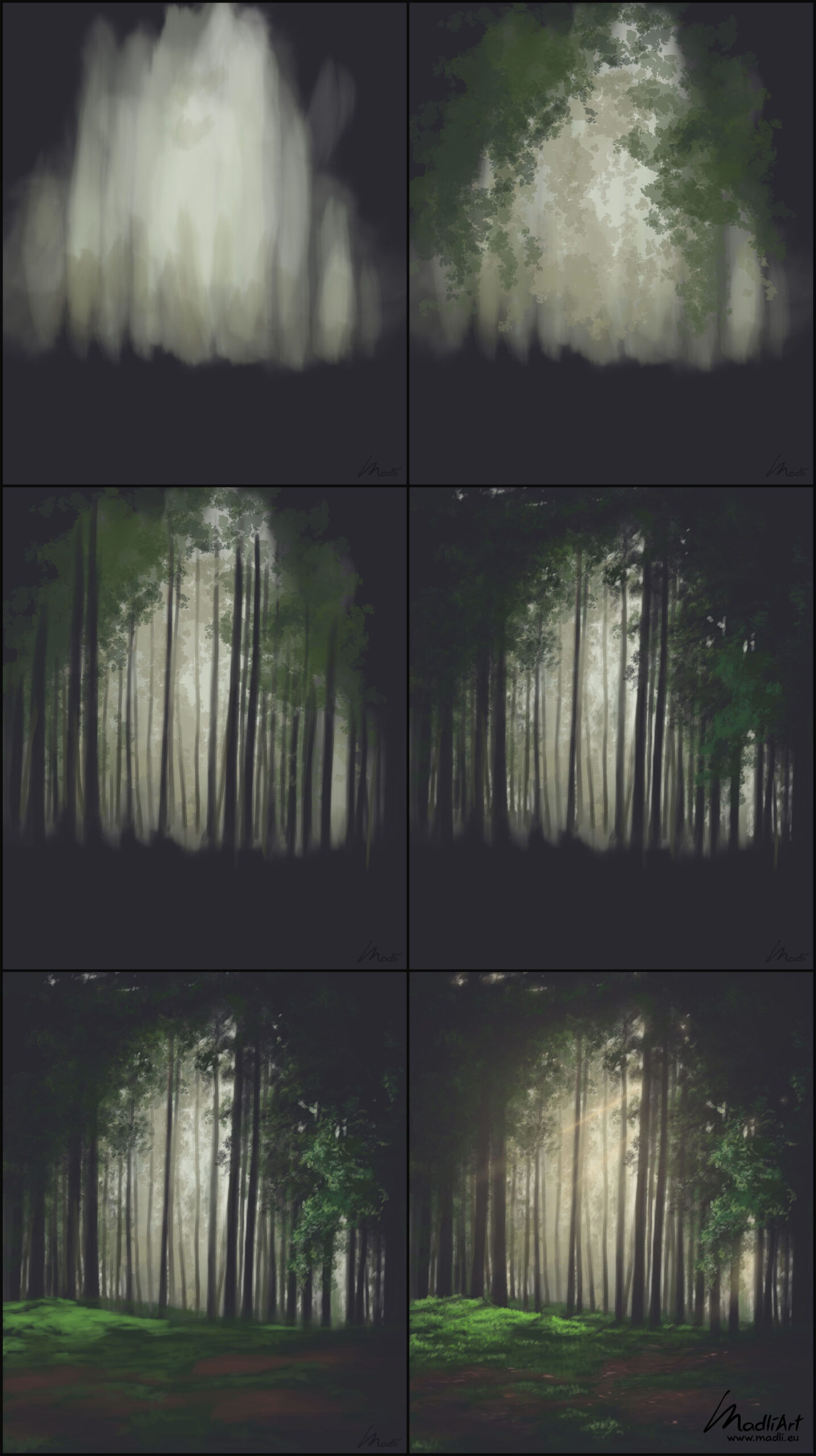 Transform Your Home with a Magical Forest Canvas