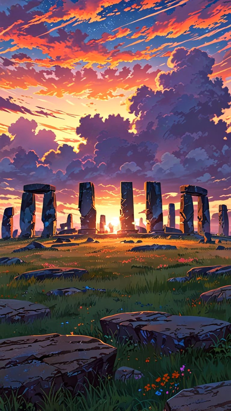 Epic Anime Backdrops in 4K