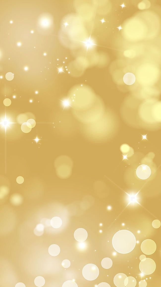 Dreamy Yellow Starlight Background (Free Download)