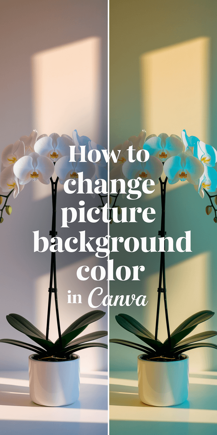 Easy Instant Backdrops: Change Background Color in Canva