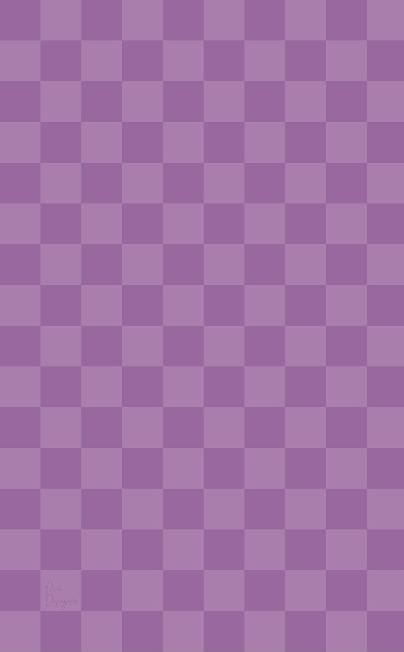 Vibrant Purple Checkerboard Background