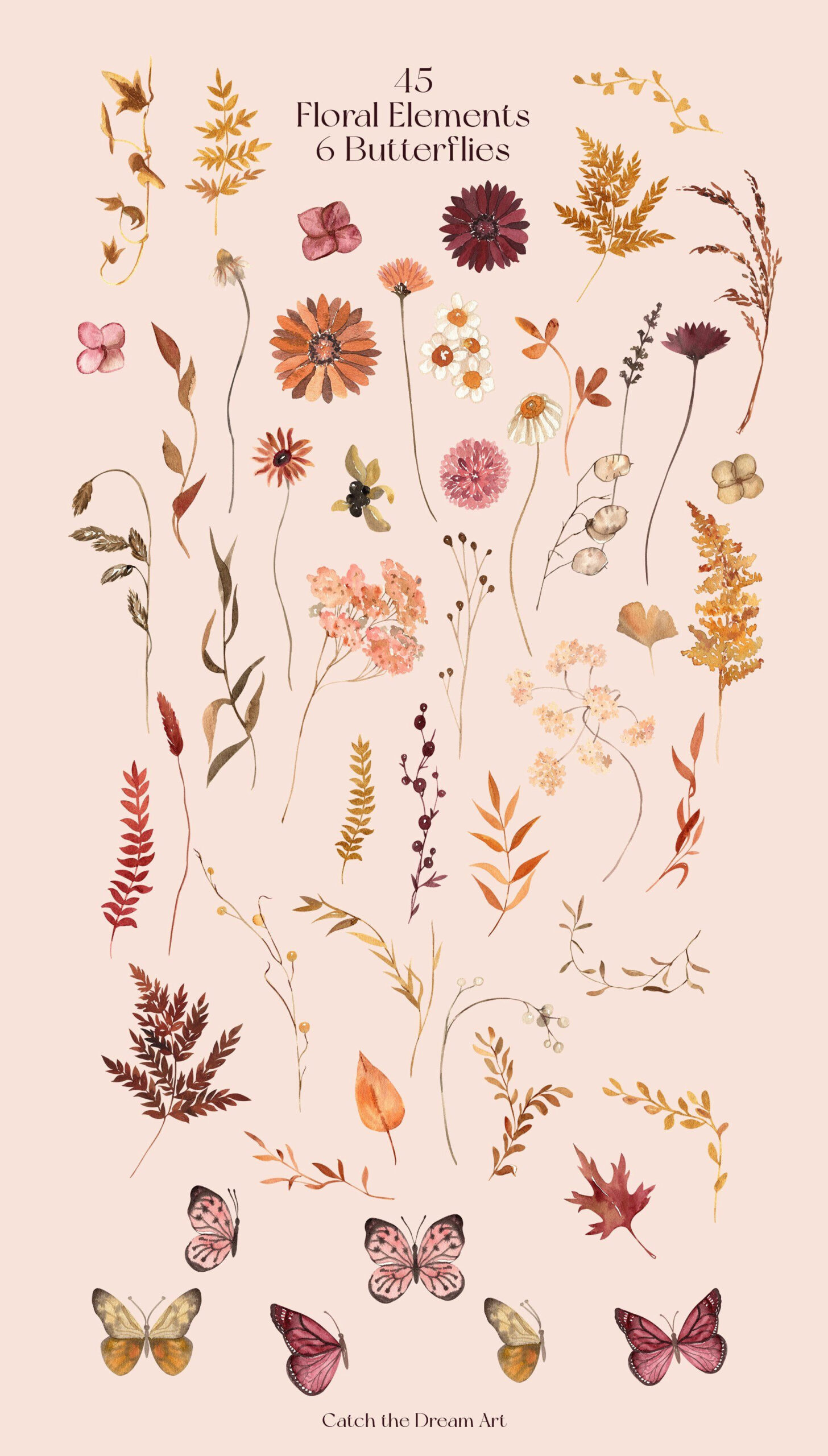 Autumn’s Timeless Beauty: Pressed Wildflowers Forever