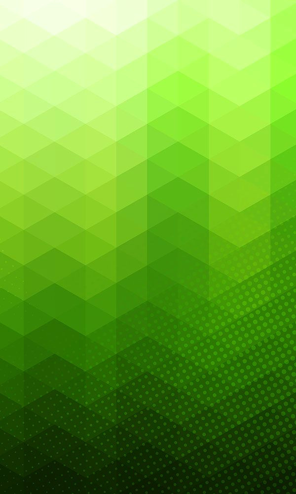 Green Triangle Wall Art: Mosaic Magic