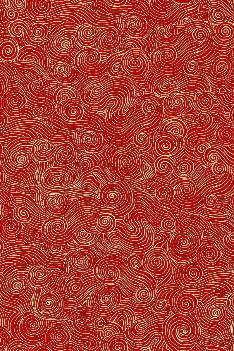 Unique Red Chinese Wave Crafted with Love