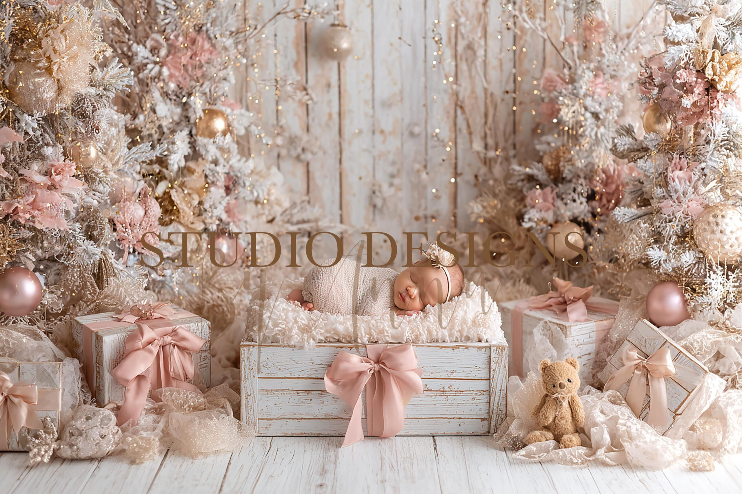 Cozy Baby Christmas Backdrop for Instant Holiday Magic