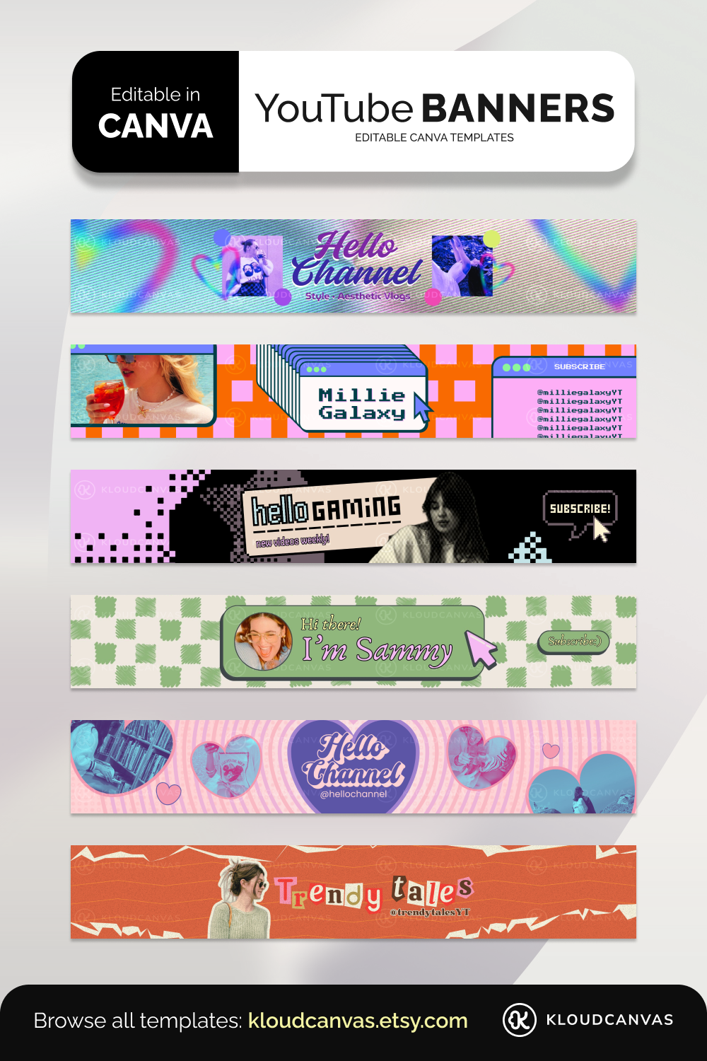 Unlock 10+ Editable YouTube Banner Templates for Any Aesthetic