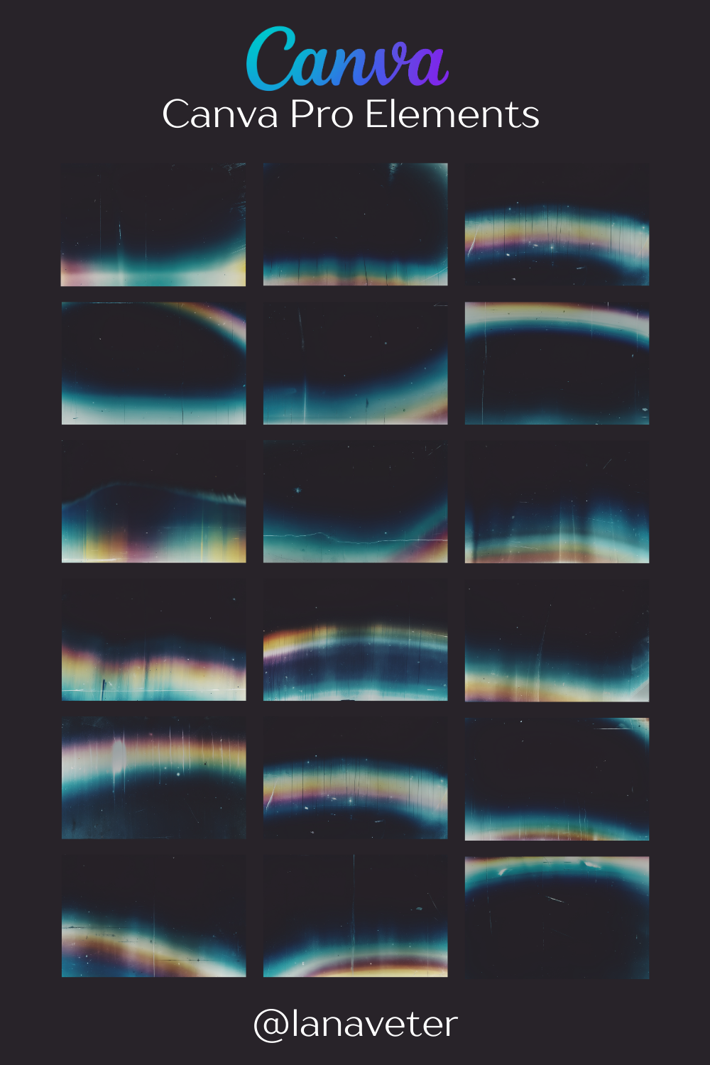 Rainbow Grunge Magic: Upgrade Your Photos with Film Texture