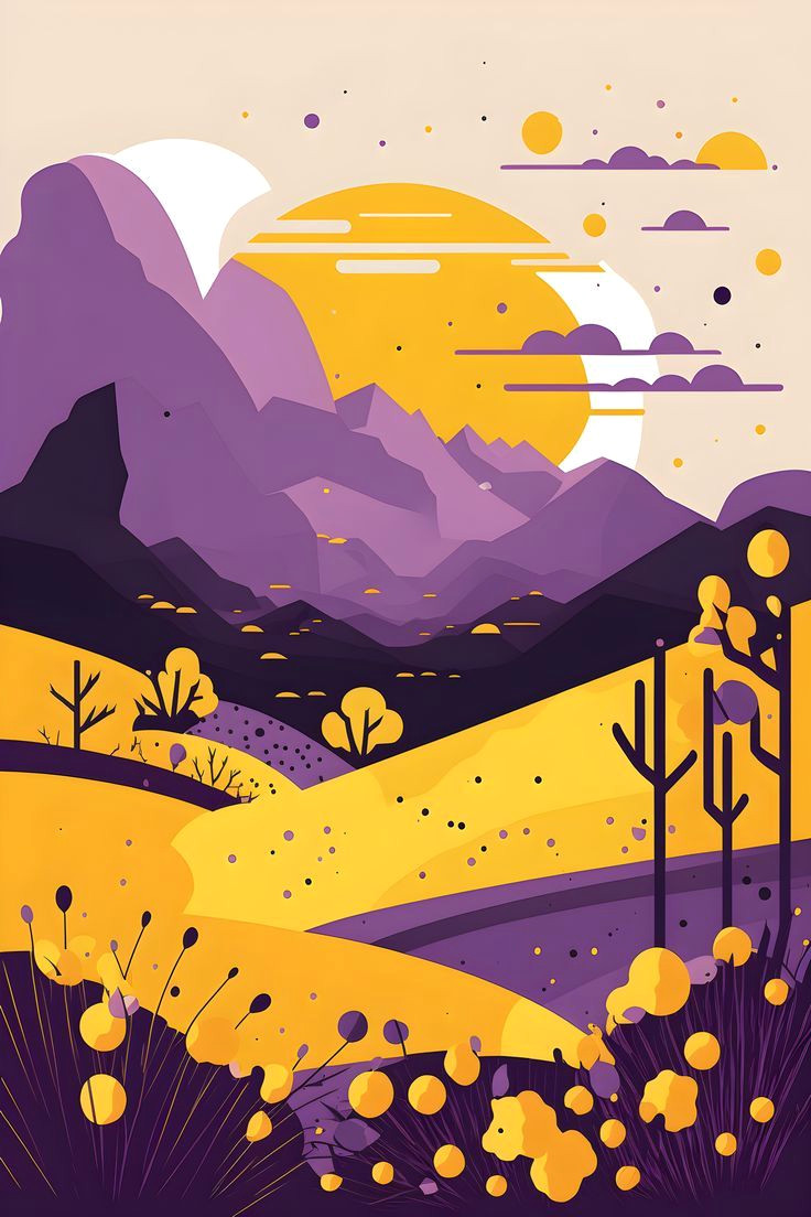Vibrant AI-Landscape Art That Defines Calm