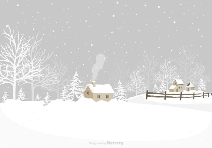 Get Your Free Winter Wonderland Vector Background Now